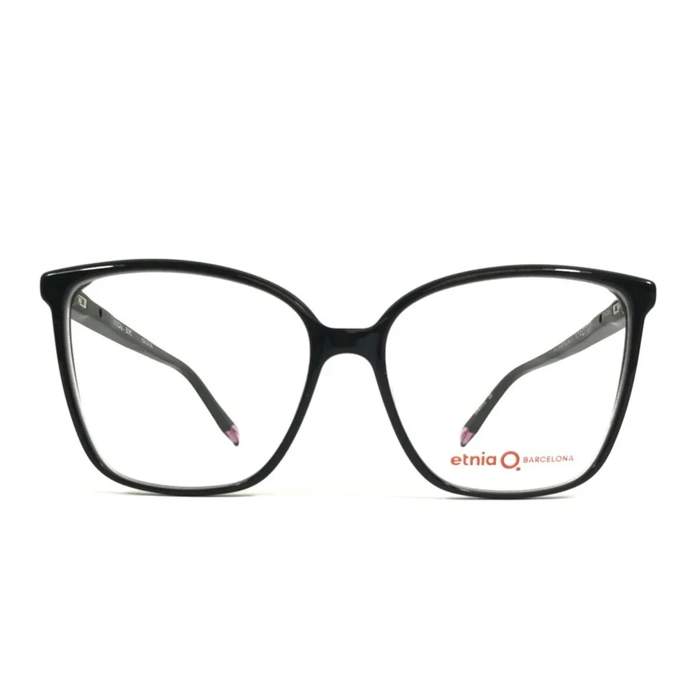 Etnia Barcelona Eyeglasses Frames ANCORA BKPK Black Pink Full Rim 54-14-145